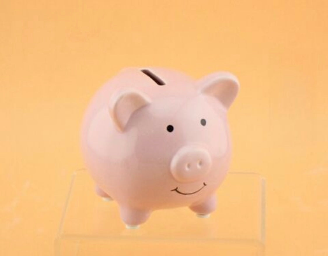 Artistic piggy bank