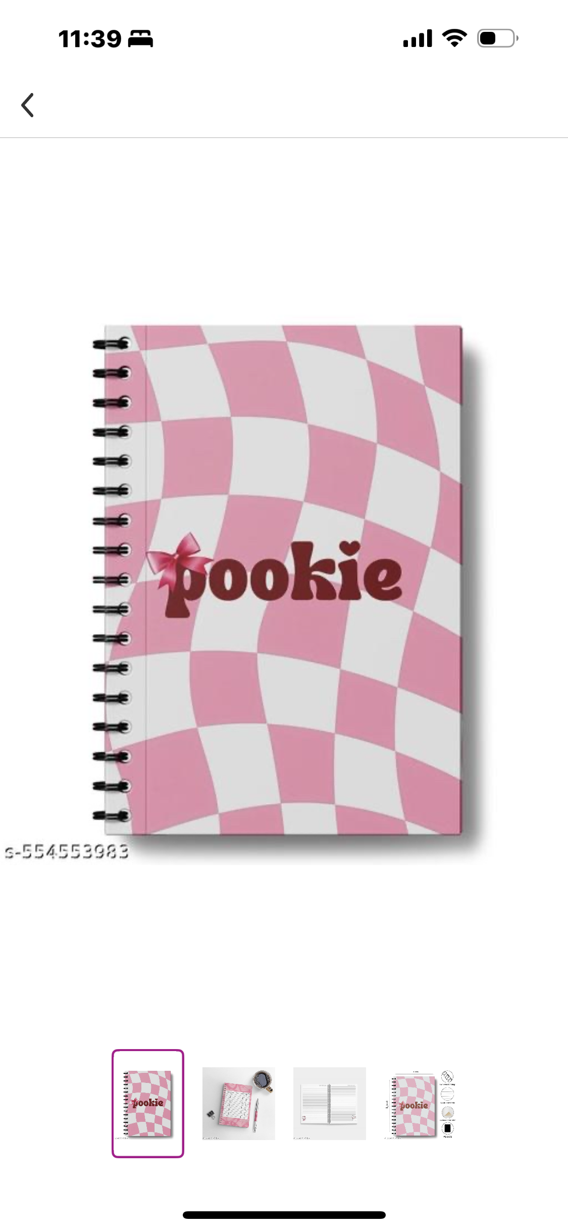 Aesthetic pookie journal