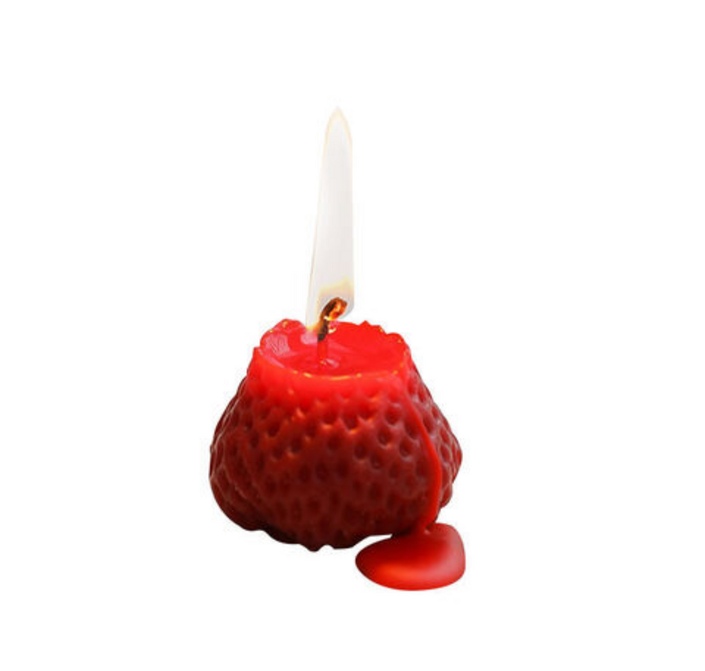 Strawberry candles
