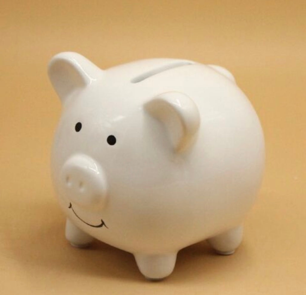 Artistic piggy bank