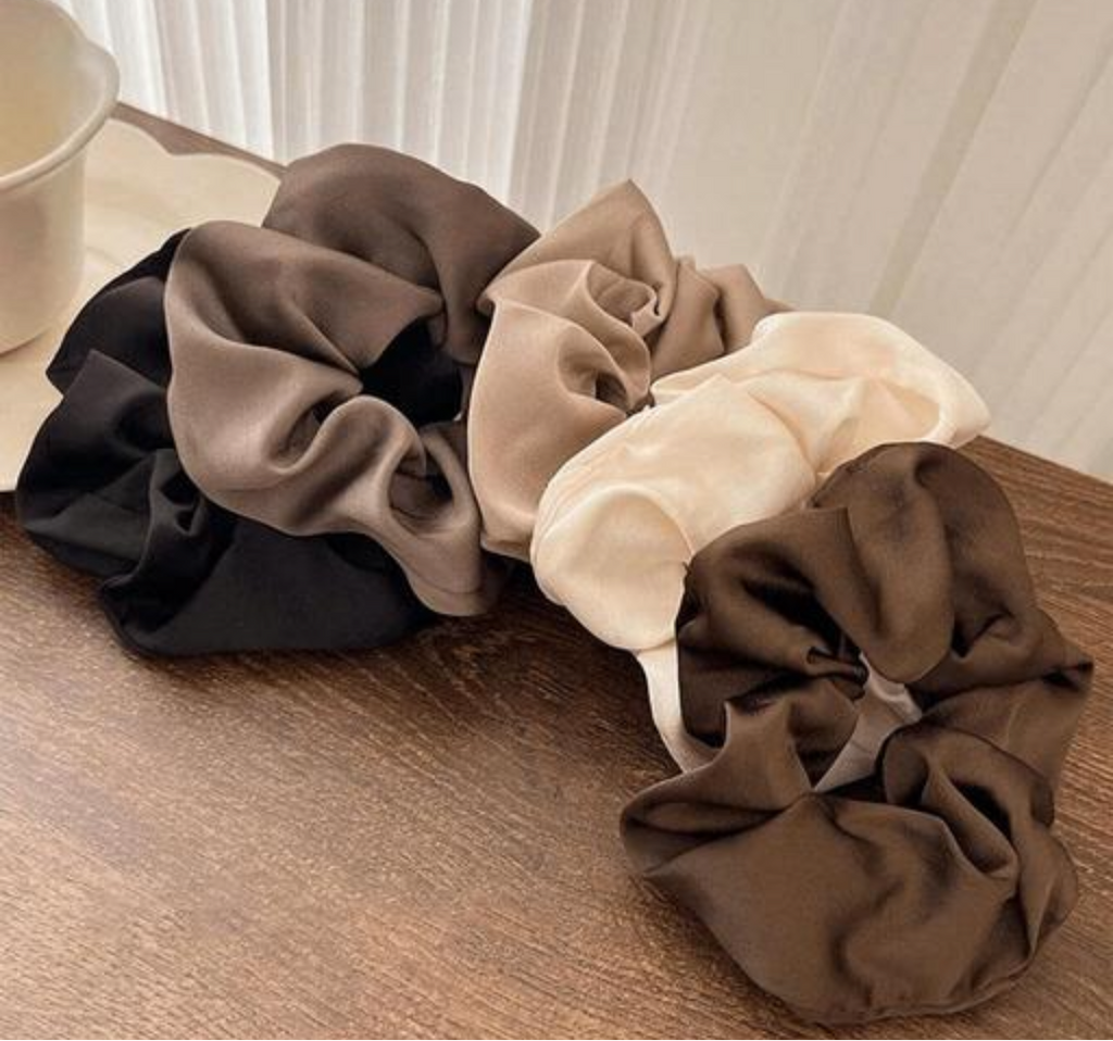 Silk Satin Scrunchies