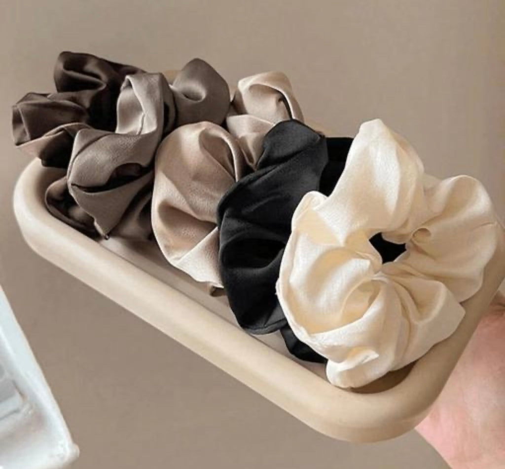 Silk Satin Scrunchies